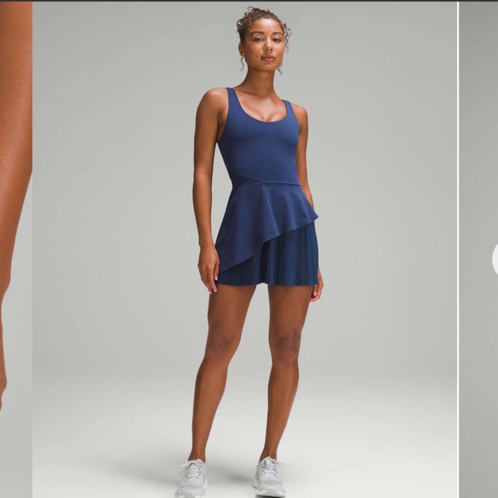 NWT Lululemon Scoop-Neck Pleated Tennis Dress